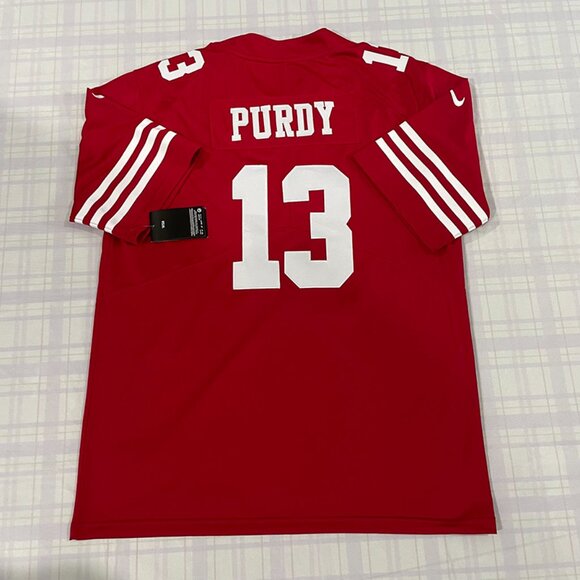 NFL San Francisco 49ers Brock Purdy #13 Mens Red Jersey - Picture 6 of 7